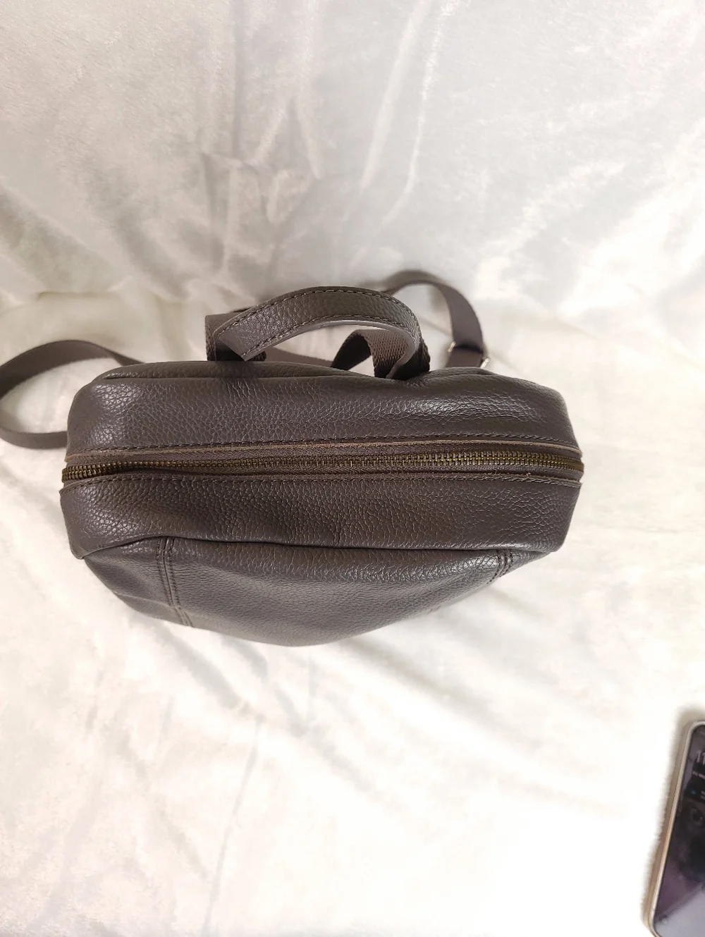 The Sak De Young Backpack in Leather Gray